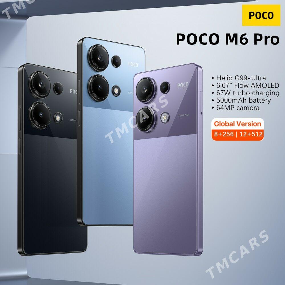 Poco M6 Pro 8/256GB Black - Aşgabat - img 3