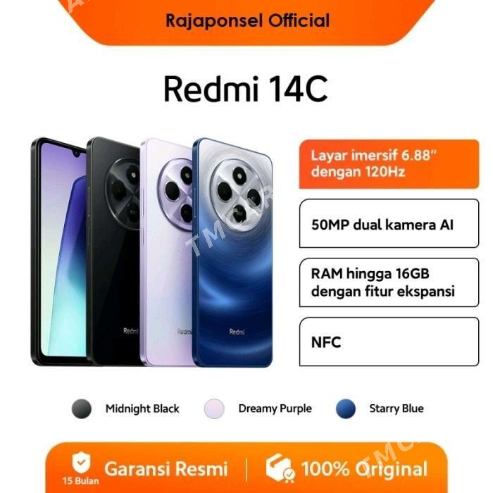 Redmi 14C 6/128GB Black - Ашхабад - img 4