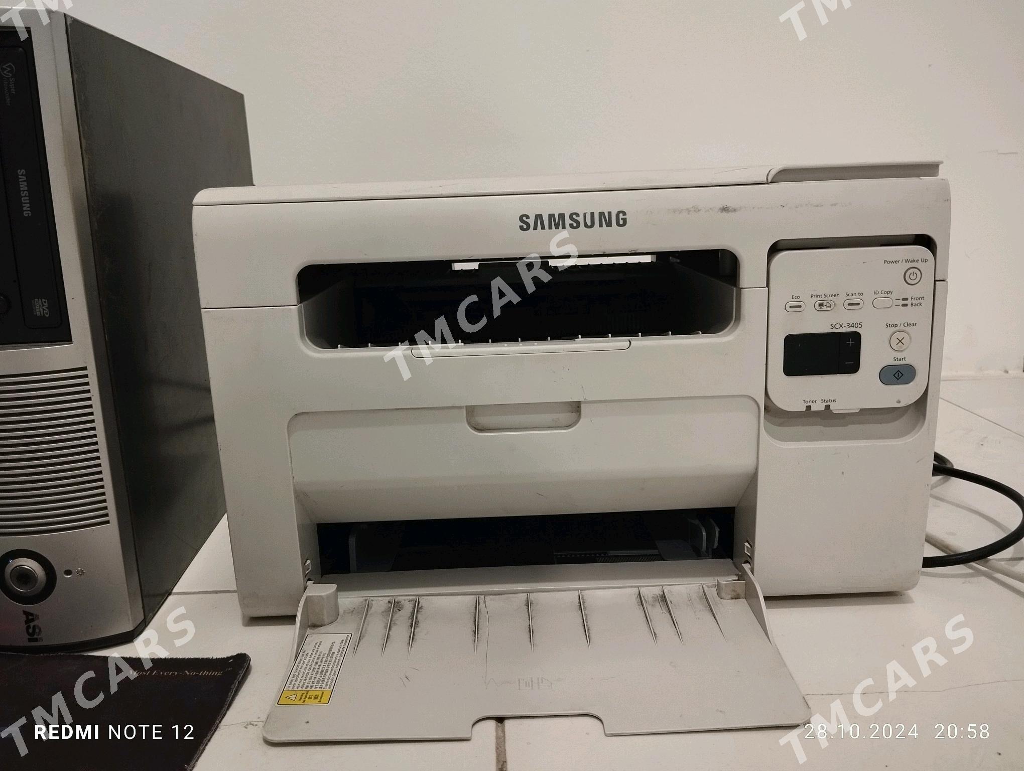 Kompýuter + Printer 2si bile - Мары - img 2