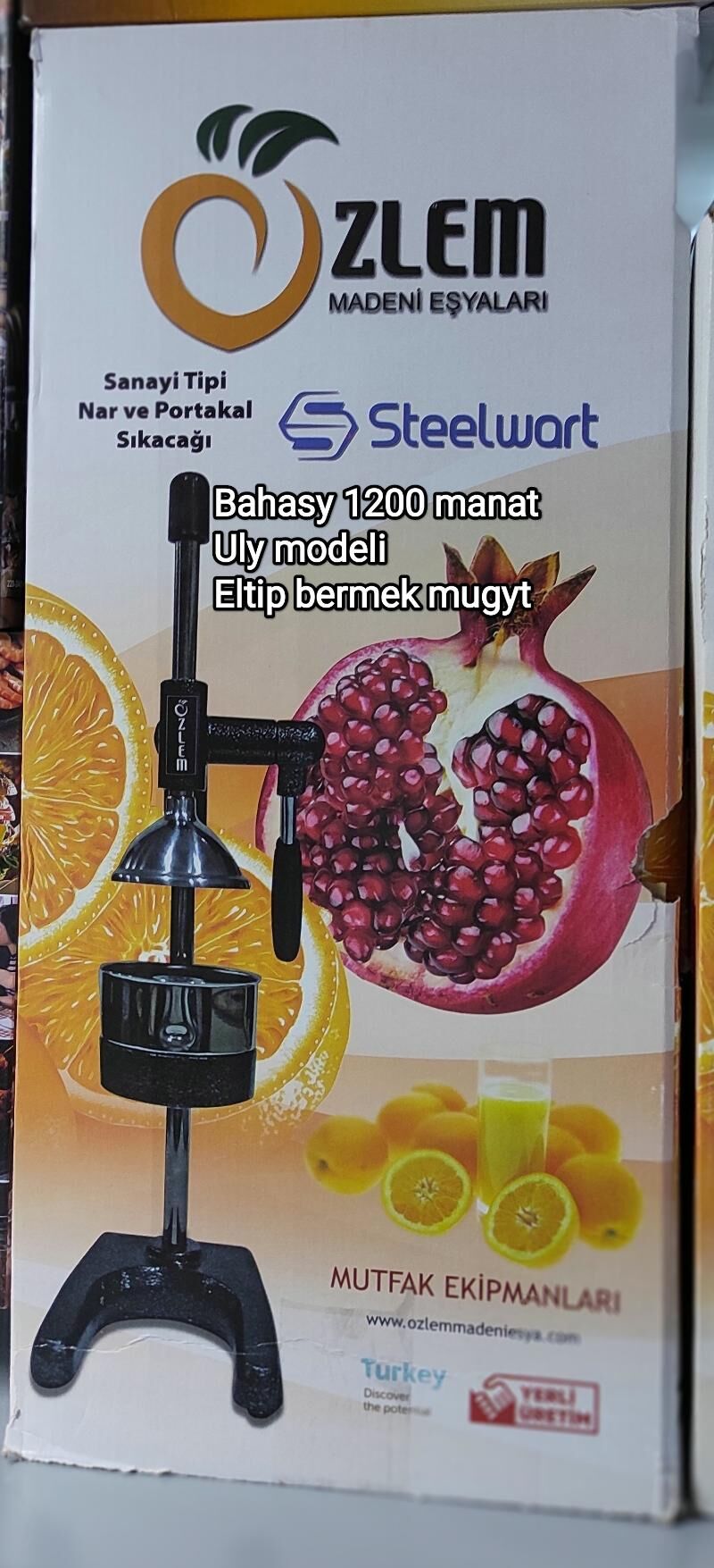 TÜRKÜŇ FRUKTY PRES EDIJI ENJAM - Гуртли - img 2