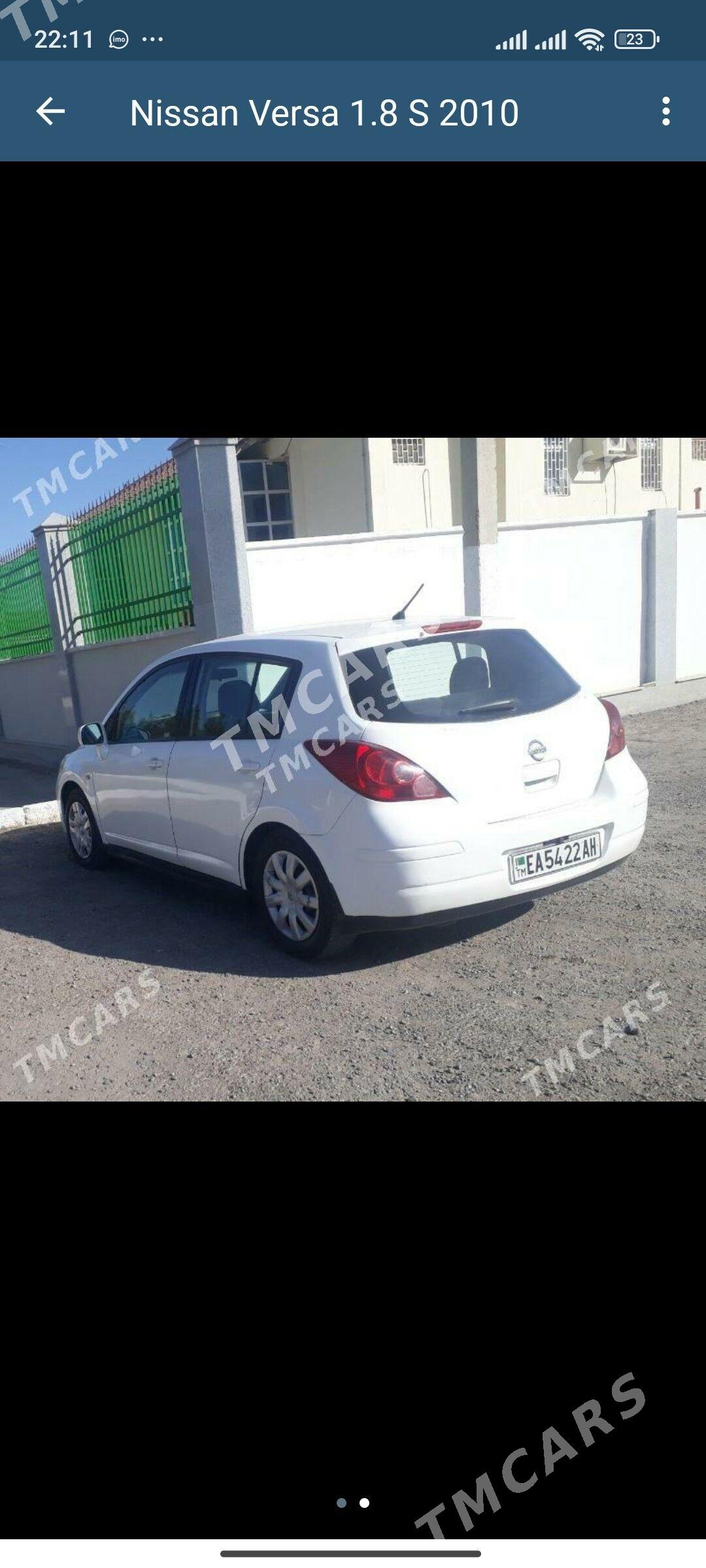 Nissan Versa 2010 - 90 000 TMT - Бахарден - img 2