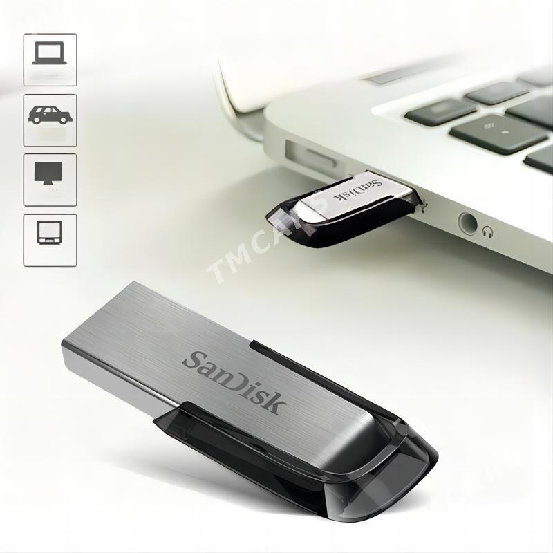 Флешка  SanDisk Ultra Flair 64Gb USB 3.0 - Ашхабад - img 3