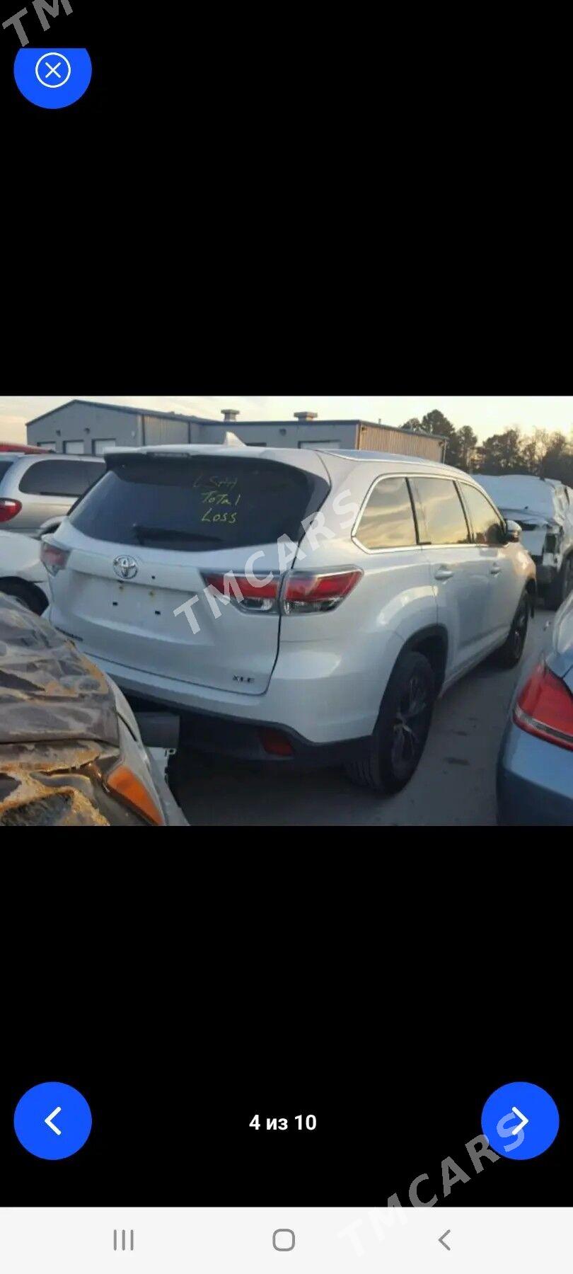 Toyota Highlander 2016 - 360 000 TMT - Мары - img 9