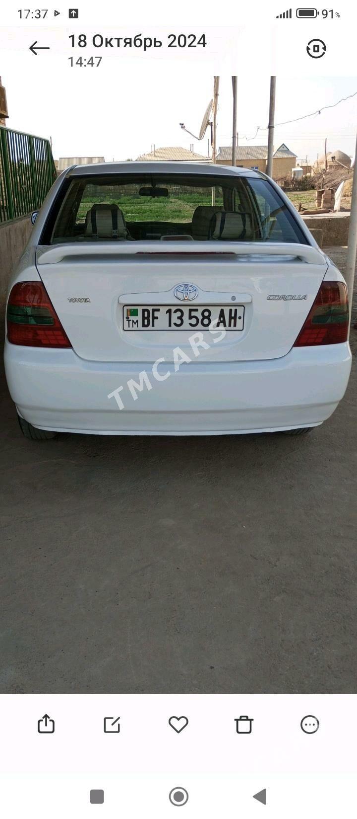 Toyota Corolla 2002 - 70 000 TMT - Tejen - img 2