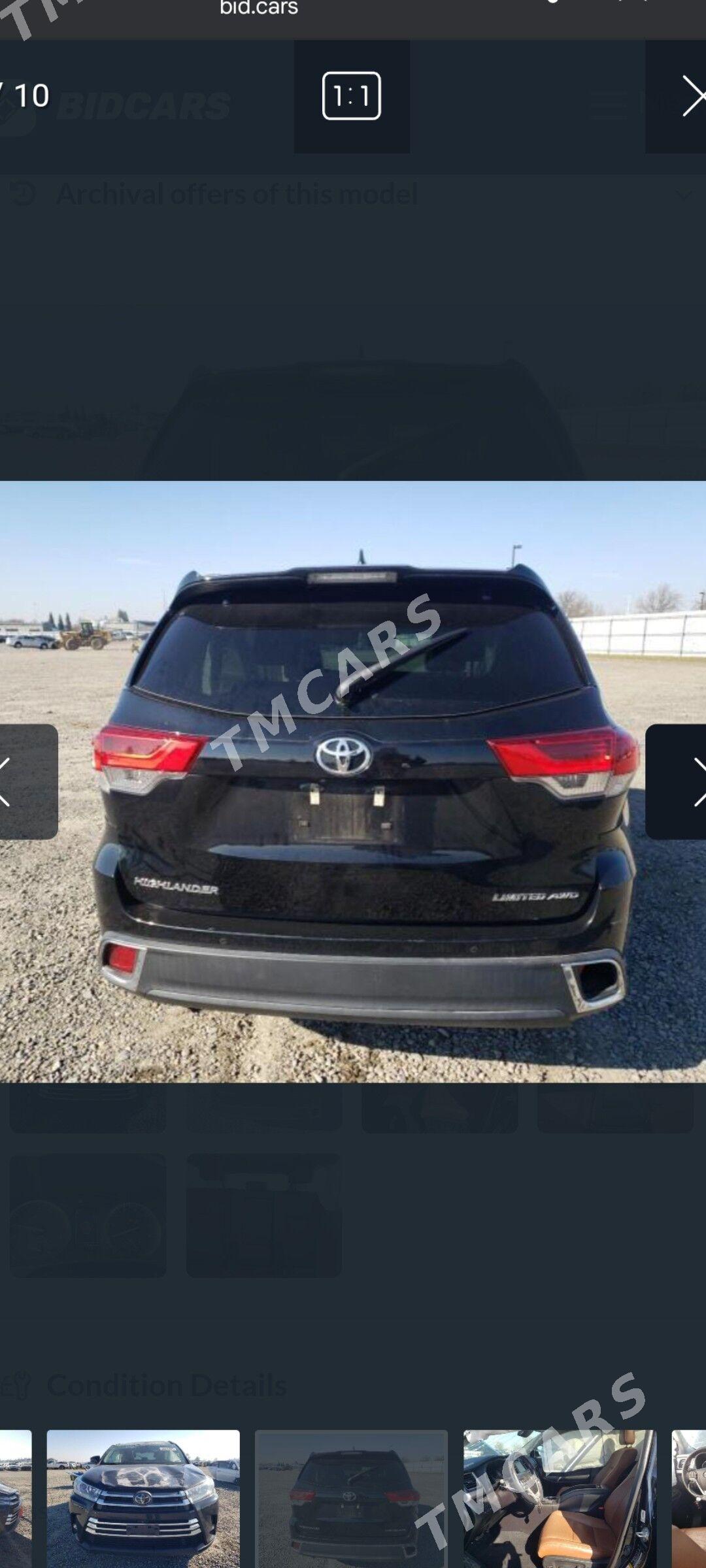 Toyota Highlander 2018 - 480 000 TMT - Aşgabat - img 6