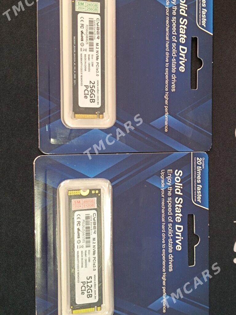  Nvme Cyber 256gb+512gb Täze - Ашхабад - img 3