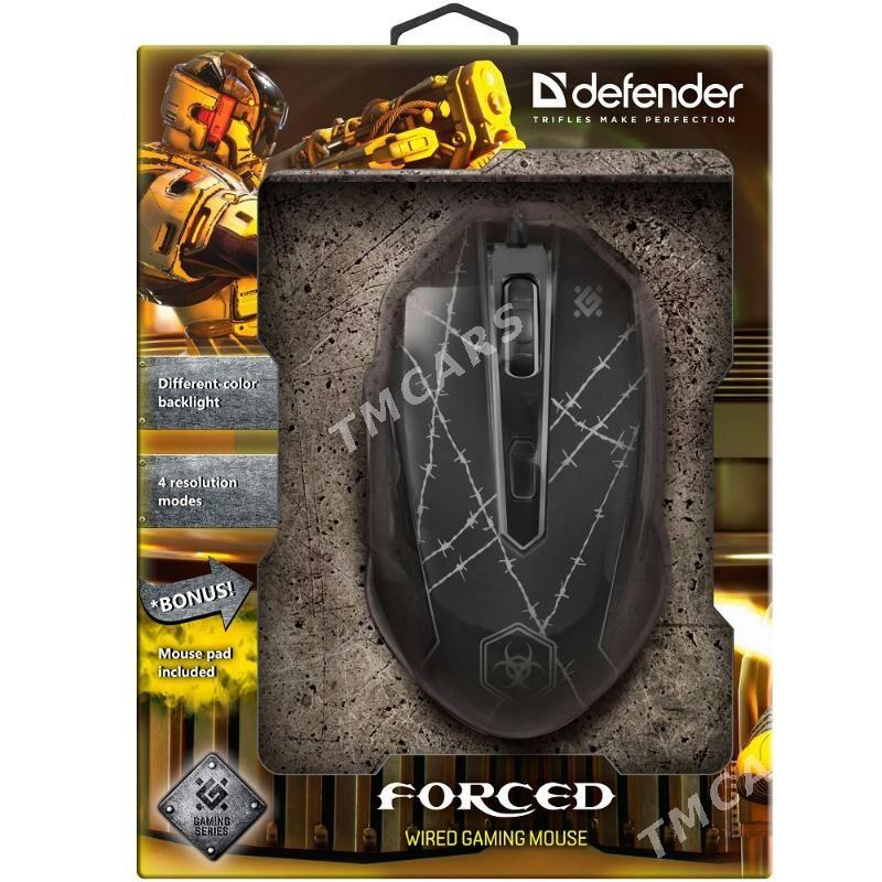 Проводная игровая мышь Defender Forced GM-020L - Ашхабад - img 4