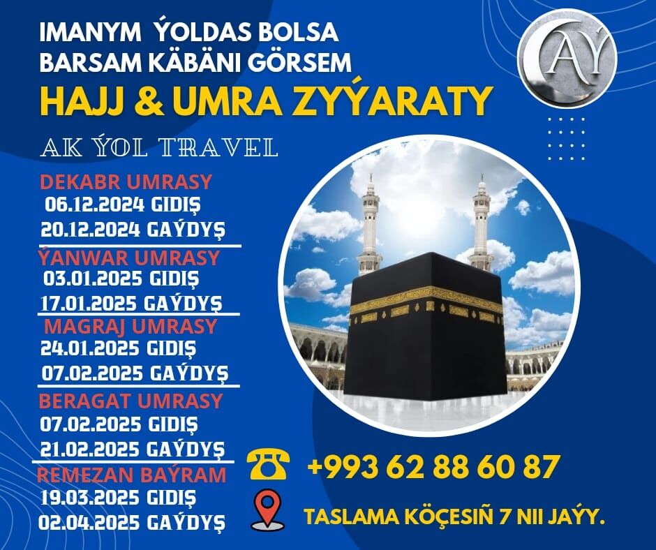 Haj we ümre zyýaraty - "Altyn Asyr" Gündogar bazary (Jygyllyk) - img 10