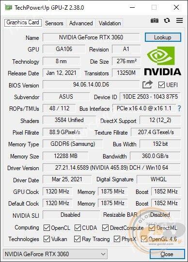 NVIDIA RTX 3060 12GB GDDR6 - Мары - img 5