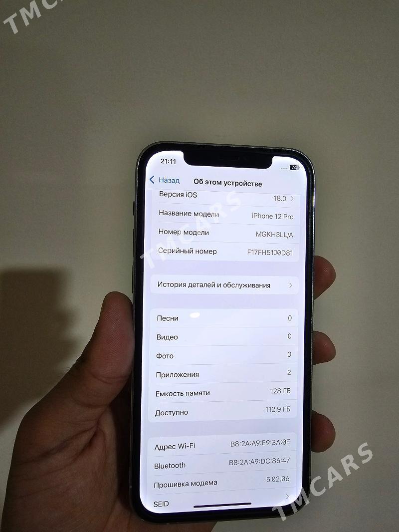 iphone 12pro - Ашхабад - img 3