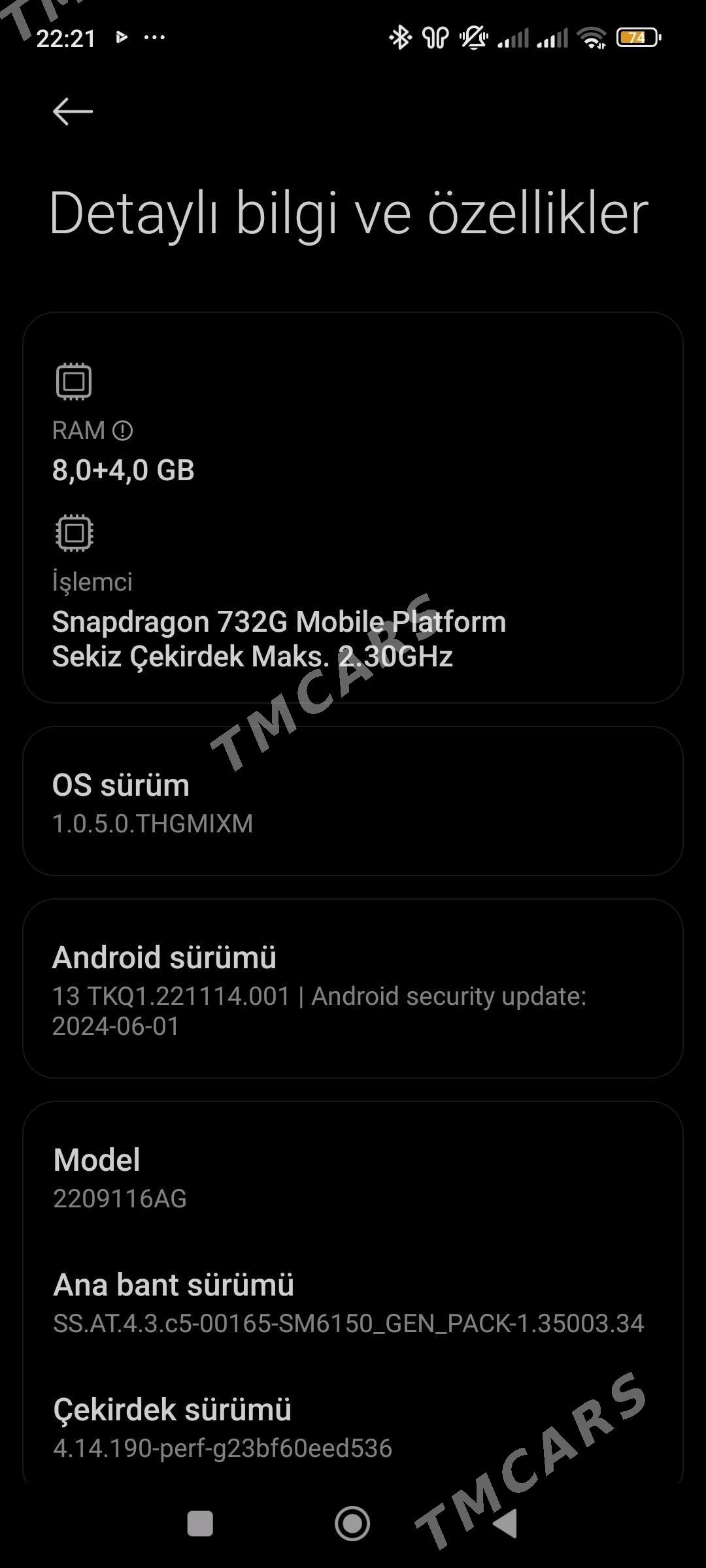 Redmi Note 12 Pro 8+4/128 - Туркменабат - img 3