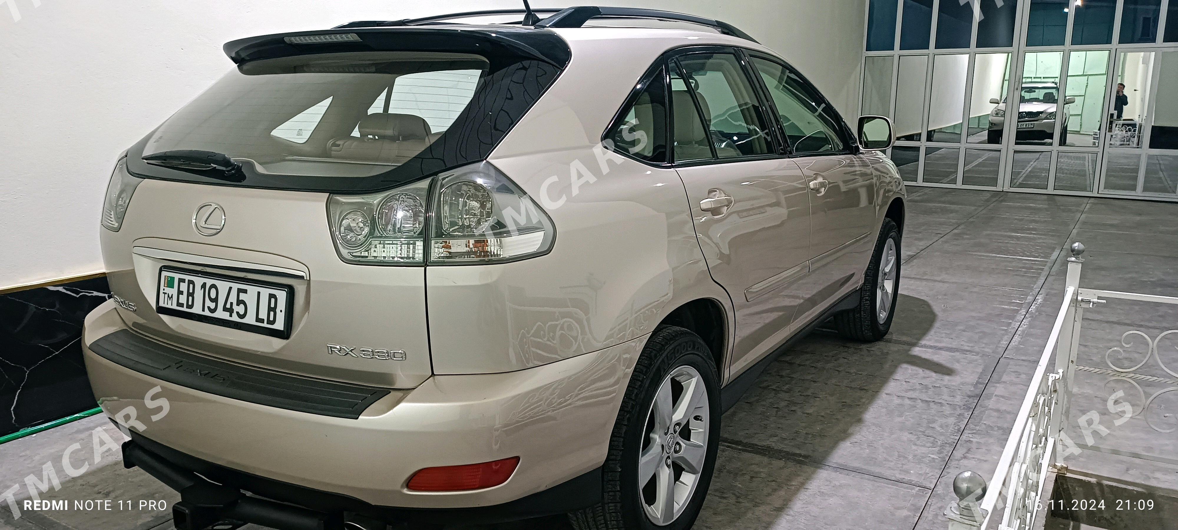 Lexus RX 330 2006 - 270 000 TMT - Туркменабат - img 3