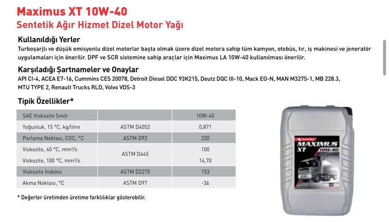 Maximus xt 10w-40 1 320 TMT - Улица Г. Кулиева (Объездная) - img 3