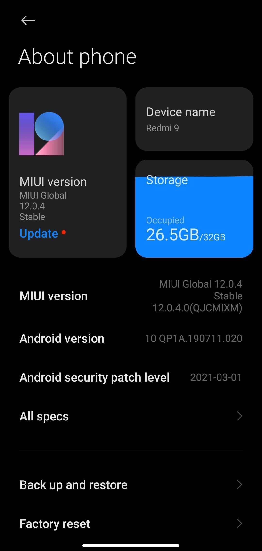 Redmi 9 ozi - Tejen - img 6