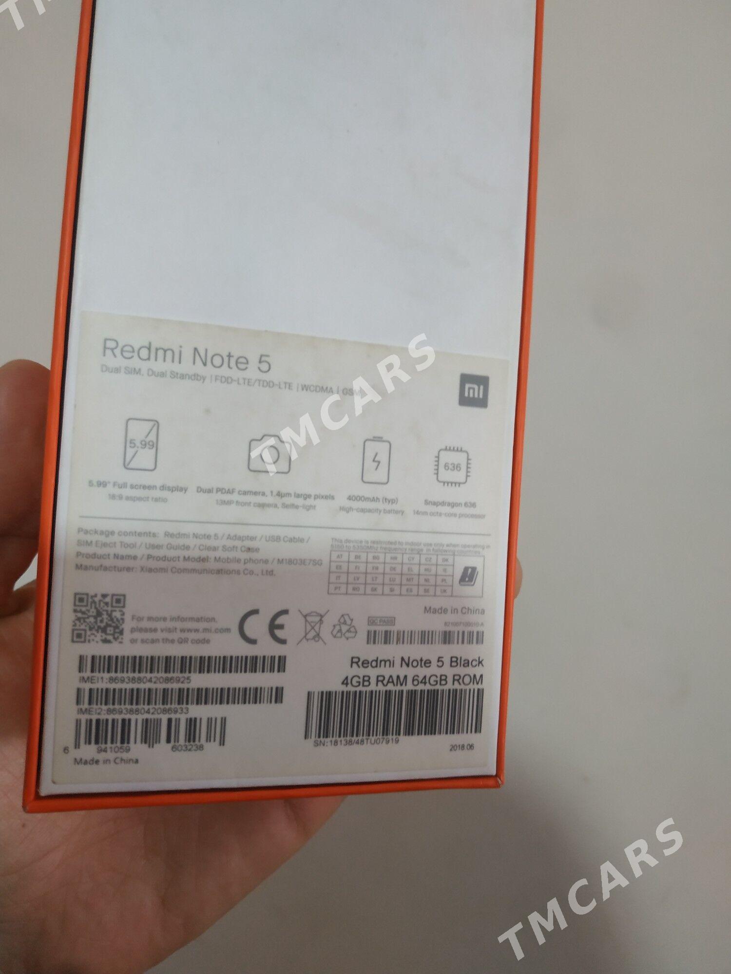 Redmi note5 64gb - Мары - img 3