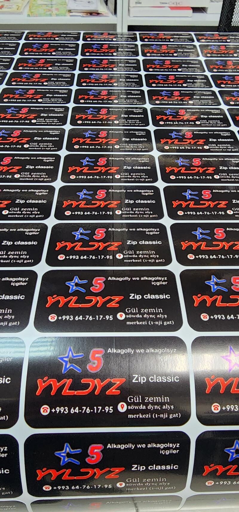 STIKER NAKLEYKA WIZITKA REKLAM - Aşgabat - img 3