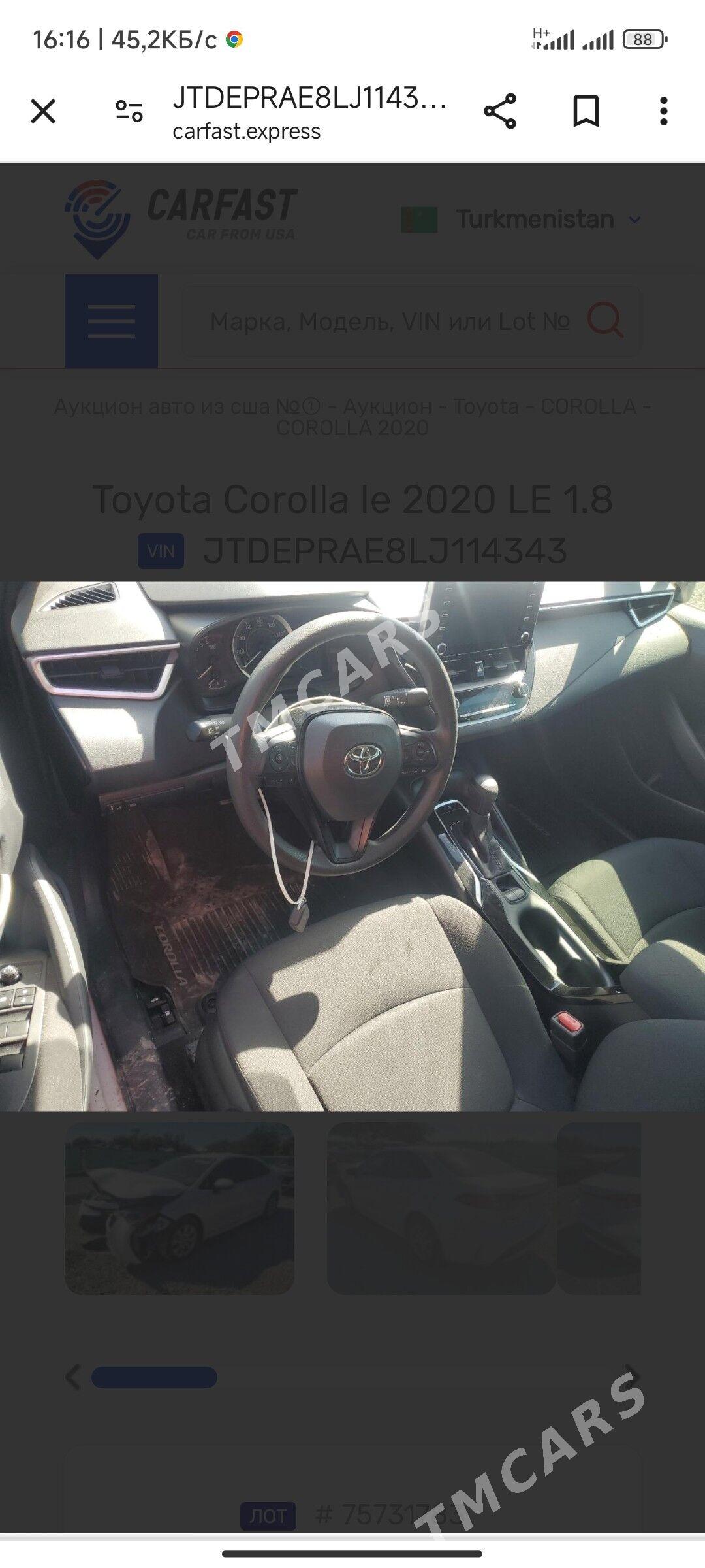 Toyota Corolla 2020 - 245 000 TMT - Änew - img 2