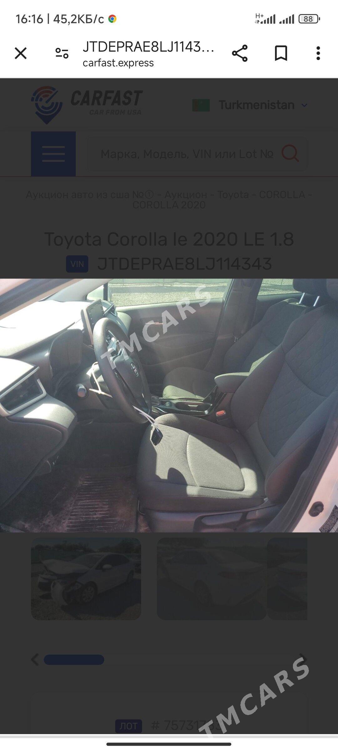 Toyota Corolla 2020 - 245 000 TMT - Änew - img 3