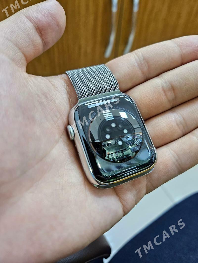 Apple watch 9 stainless - Garaşsyzlygyň 15 ýyllygy Söwda Merkezi - img 2