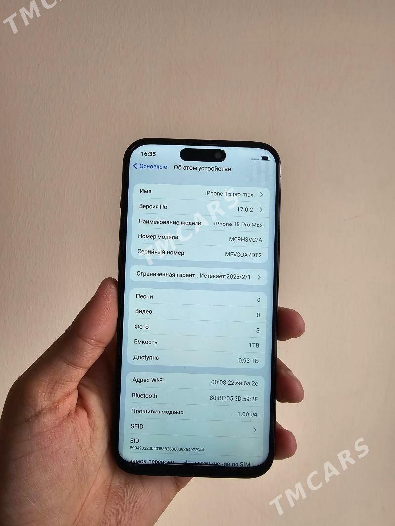 iphone 15pro max - Ашхабад - img 5