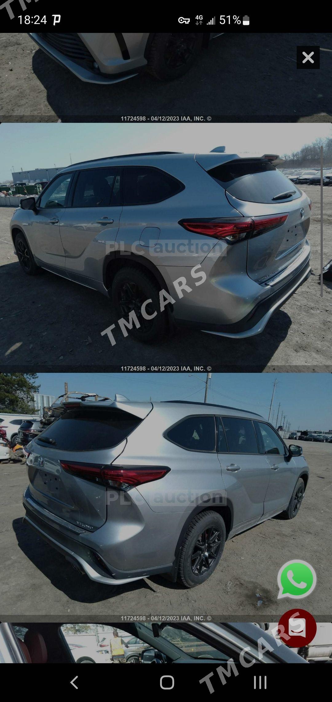 Toyota Highlander 2021 - 740 000 TMT - Ашхабад - img 3