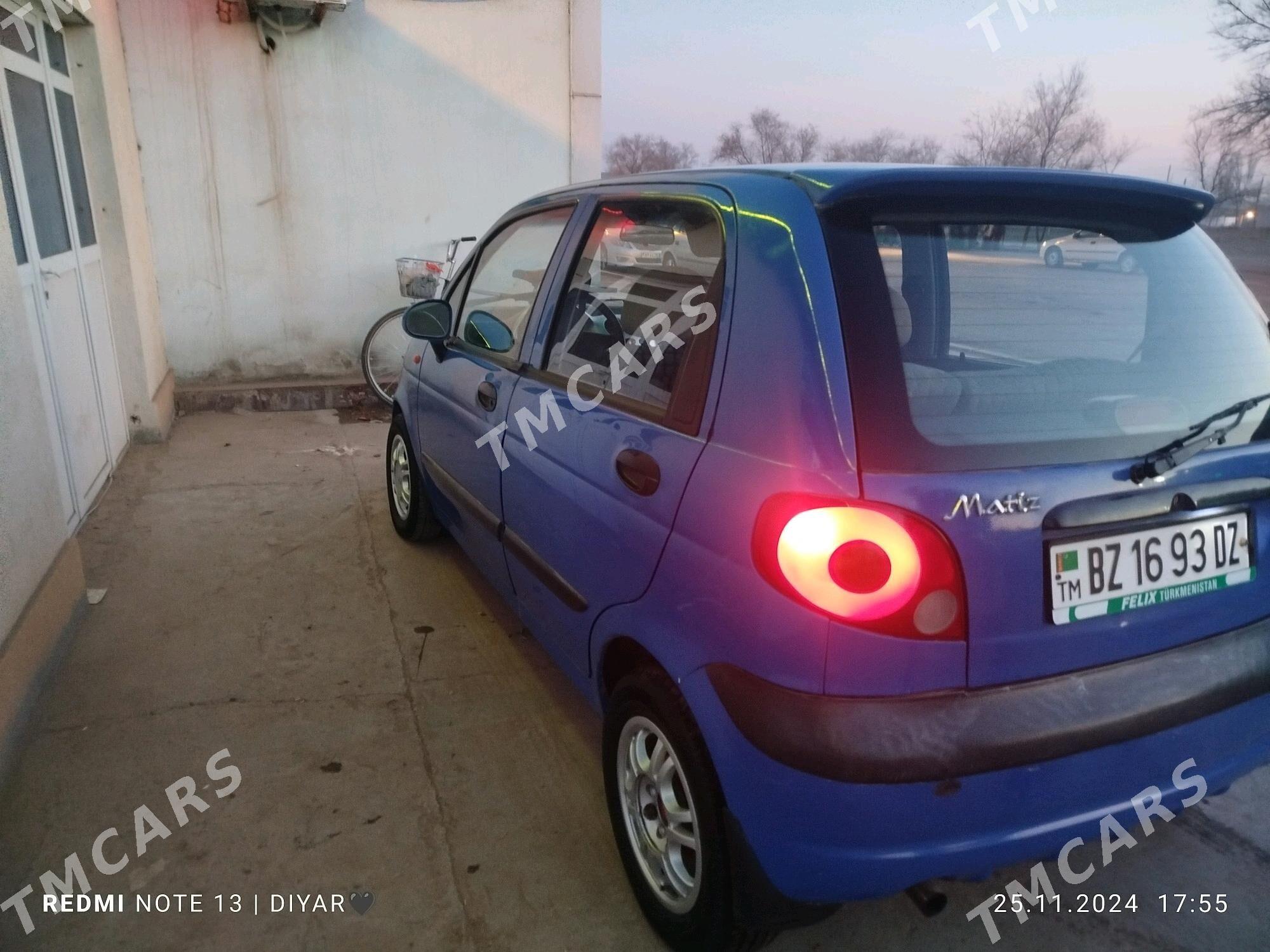 Daewoo Matiz 2003 - 30 000 TMT - Гурбансолтан Едже - img 3