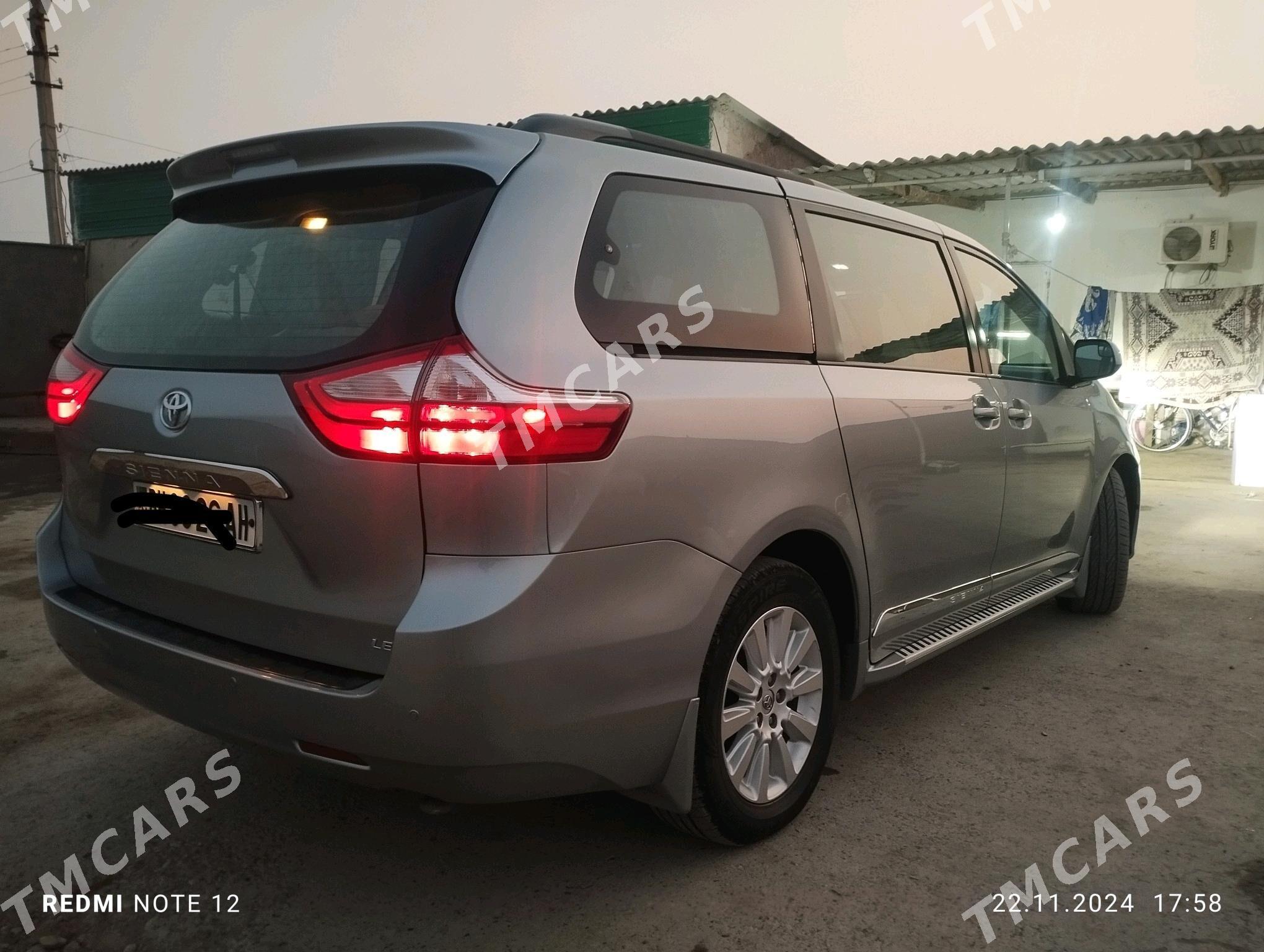 Toyota Sienna 2016 - 312 000 TMT - Tejen - img 3