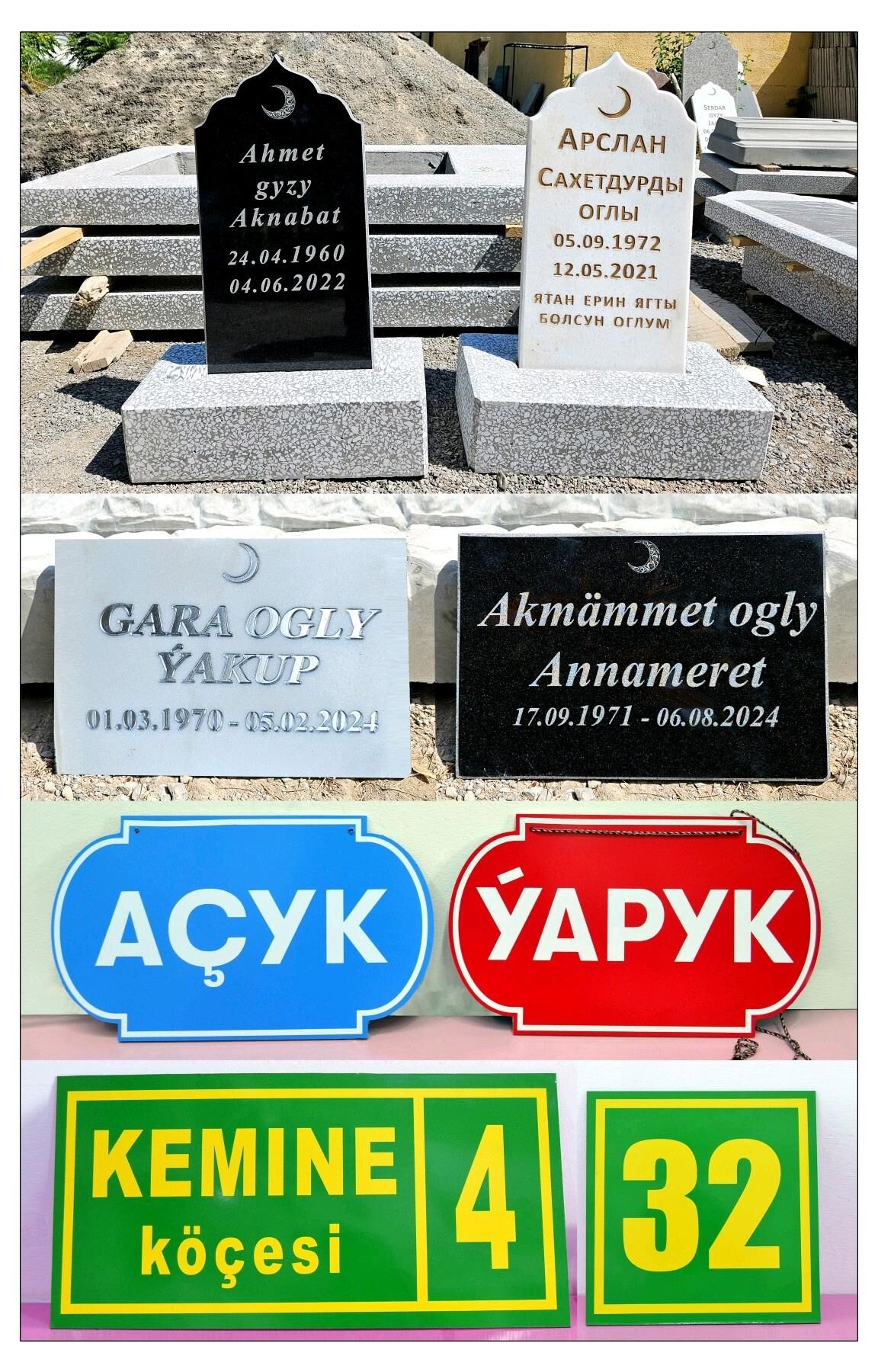Kaseta Baydak Trafaret Wizitka - Ашхабад - img 1