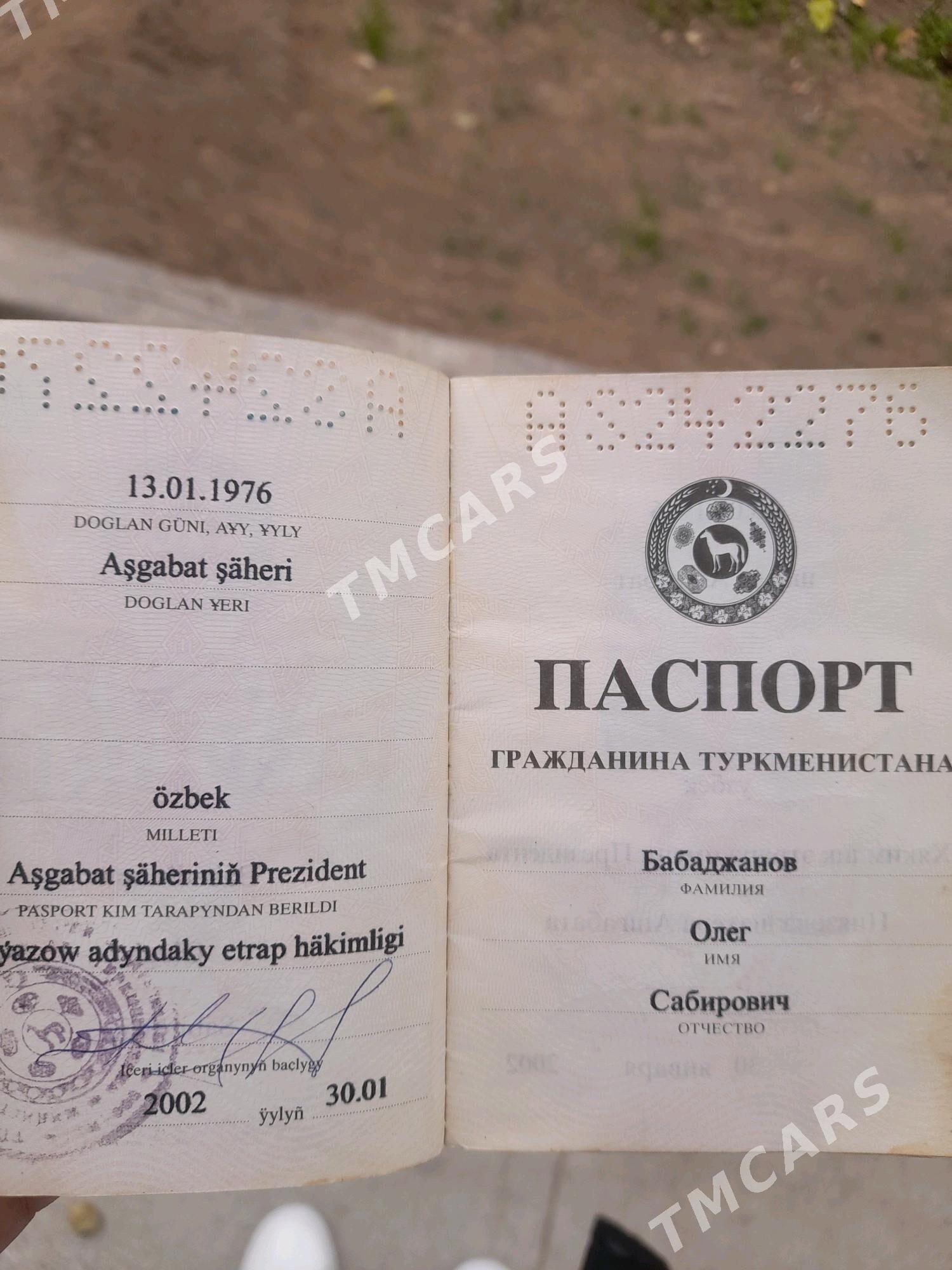 pasport tapyldy - Aşgabat - img 2