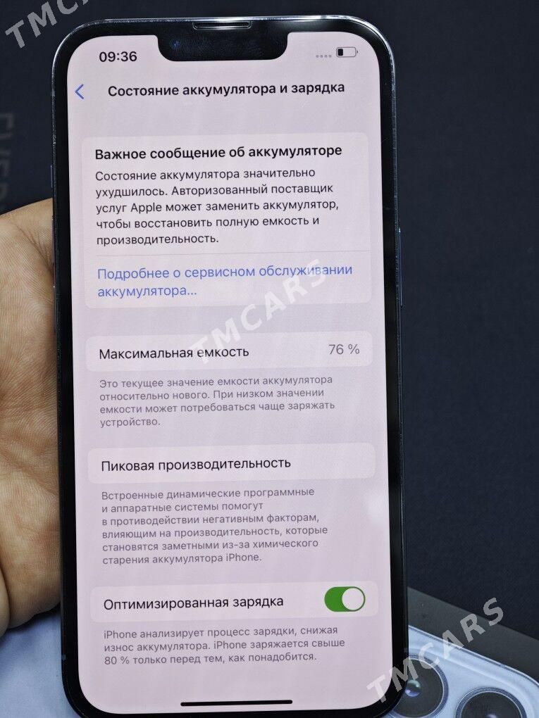 IPHONE 13PRO 128GB 76 BATAREY - Ашхабад - img 8