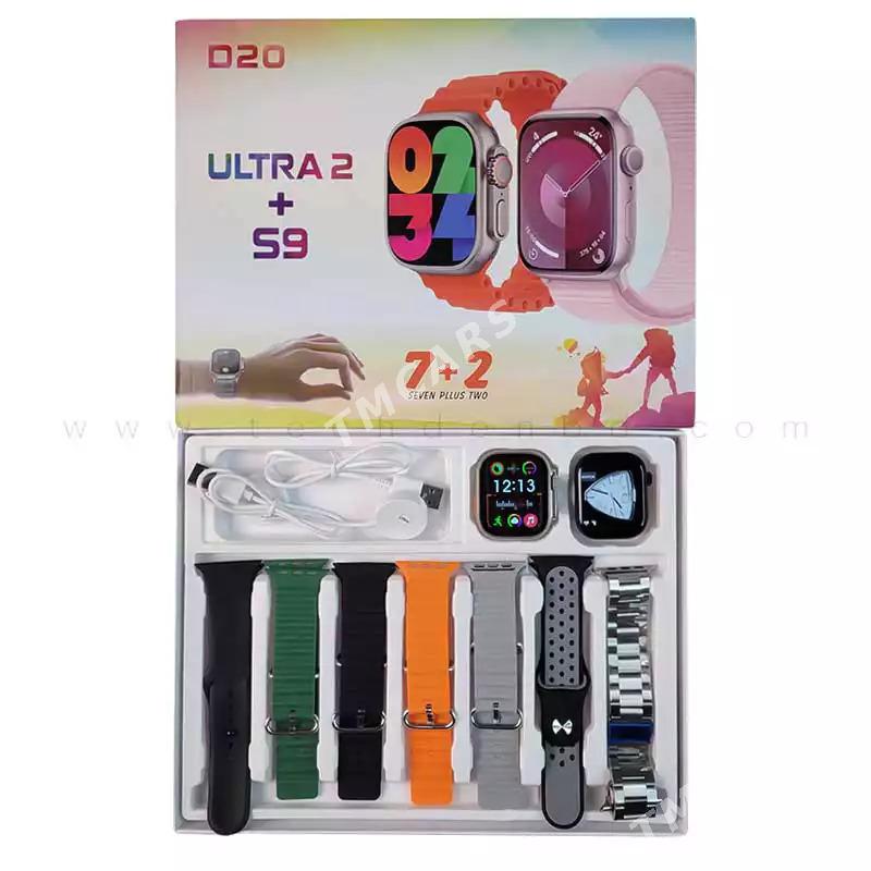 SMART WATCH D20 ULTRA2+S9 - Ашхабад - img 2