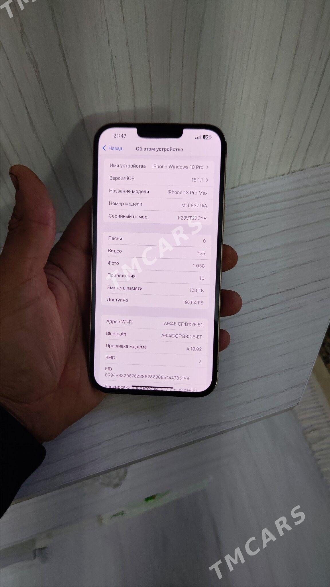 Iphone 13pro max 128 - Aşgabat - img 8