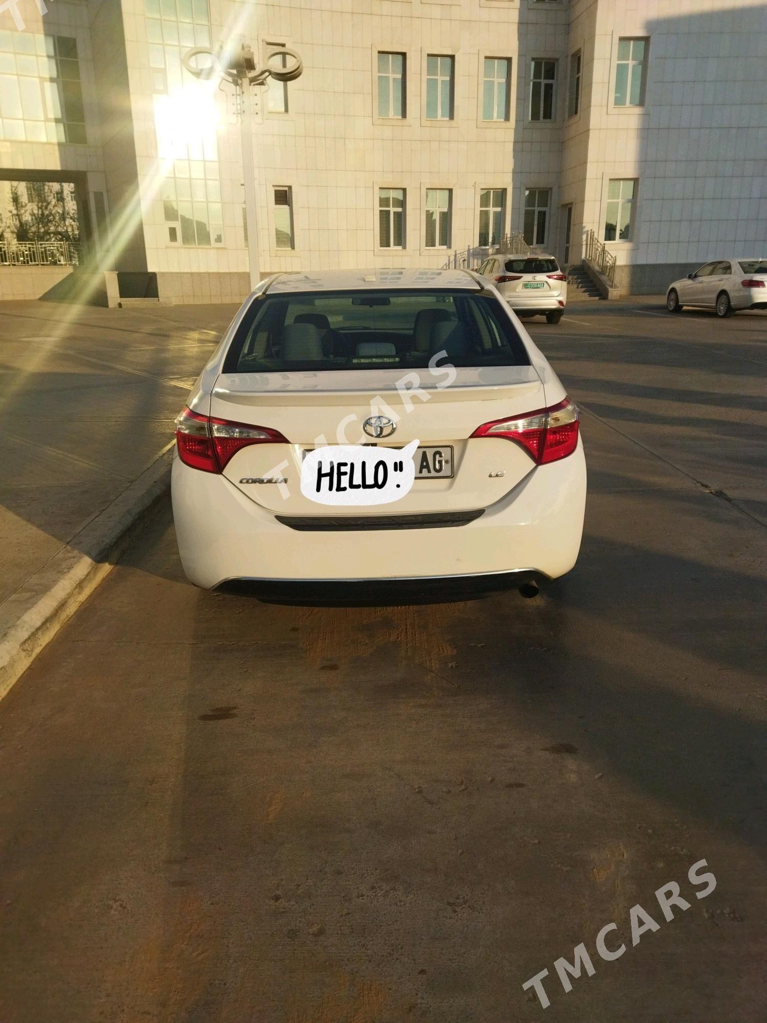 Toyota Corolla 2014 - 165 000 TMT - Ашхабад - img 2