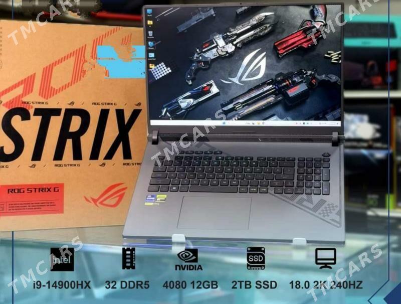 ROG 18" 2K 240Hz i9-14900HX - Aşgabat - img 1