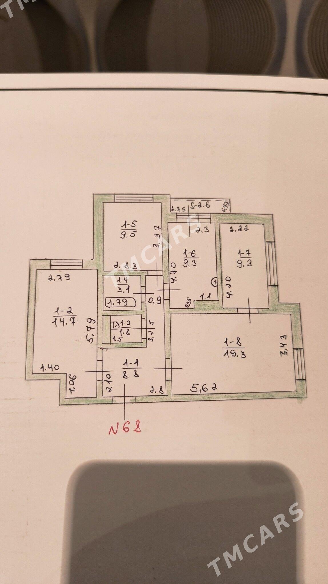 Гаудан "в" 3 комнатная 78м² - Гаудан "В" - img 2