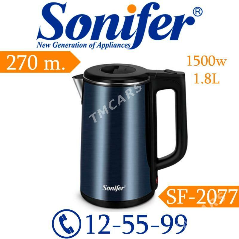 Чайник электрический Sonifer caynek tefal тефаль - Aşgabat - img 8