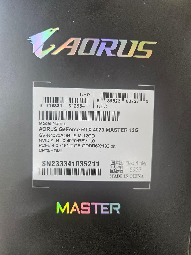 RTX 4070 Master AORUS Gigabyte - Aşgabat - img 4