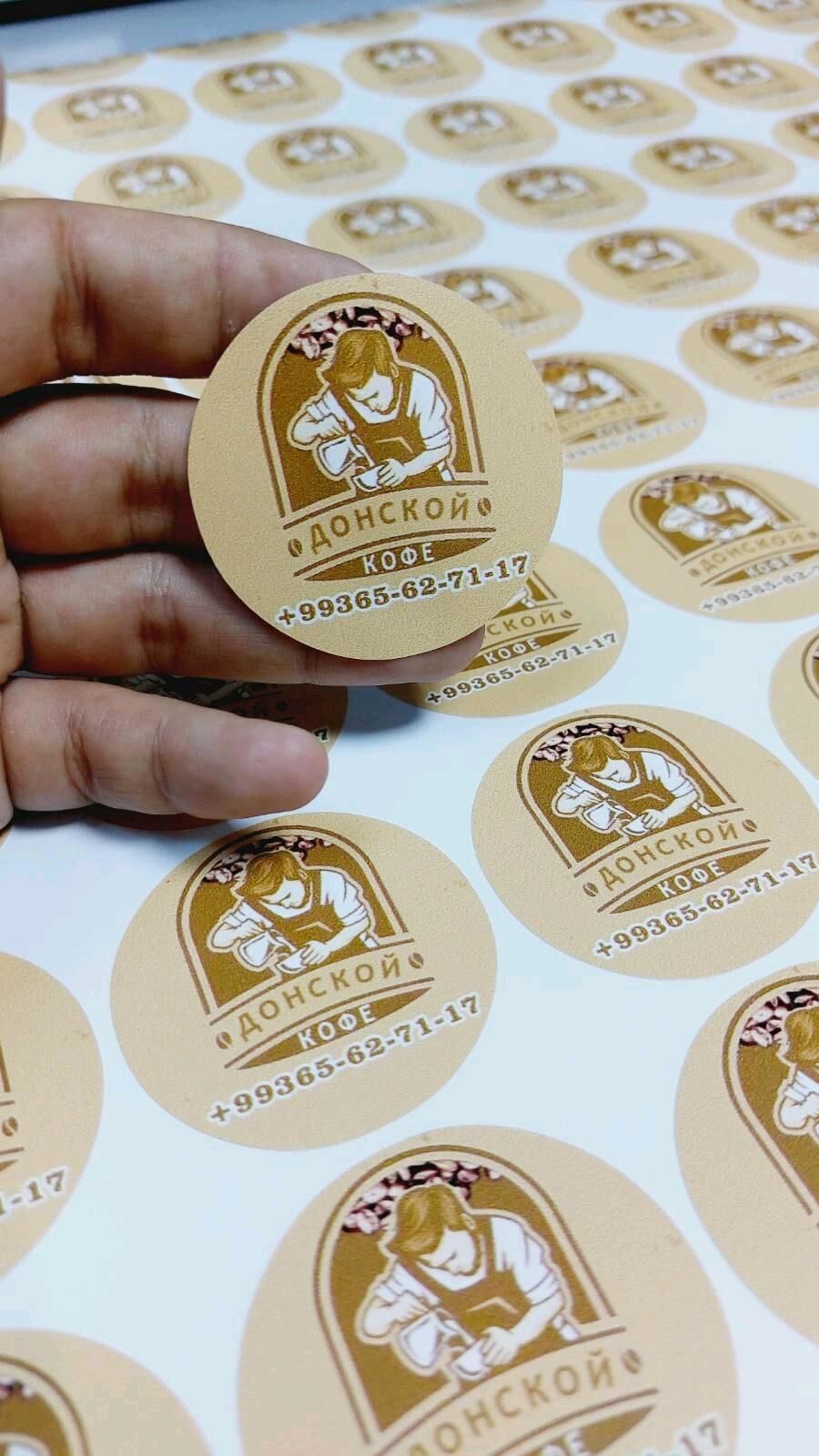 STIKER NAKLEÝKA WIZITKA REKLAM - Aşgabat - img 8