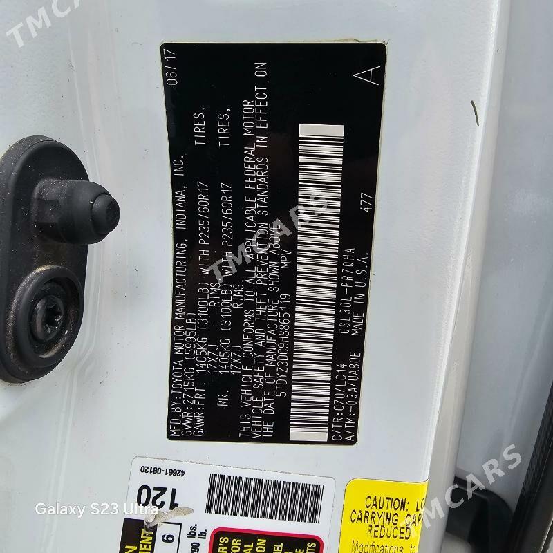 Toyota Sienna 2017 - 413 700 TMT - Aşgabat - img 10
