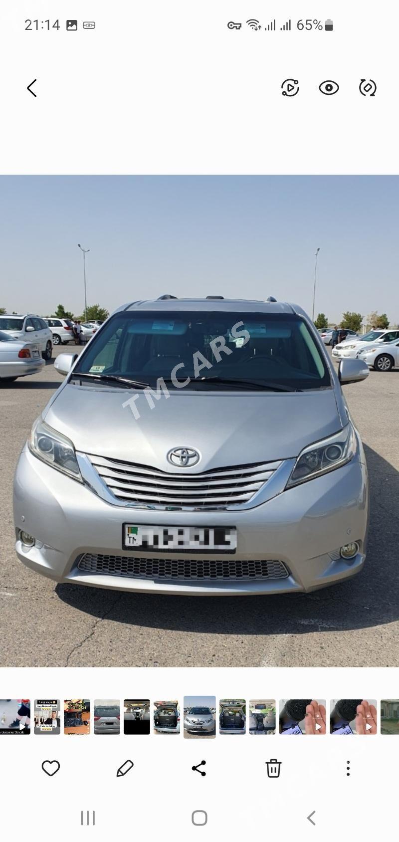 Toyota Sienna 2017 - 340 000 TMT - Daşoguz - img 4