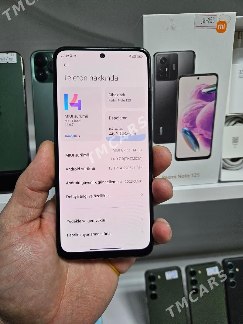 NOTE 12 S 8/256 GB GARASARNA - Garaşsyzlygyň 15 ýyllygy Söwda Merkezi - img 2