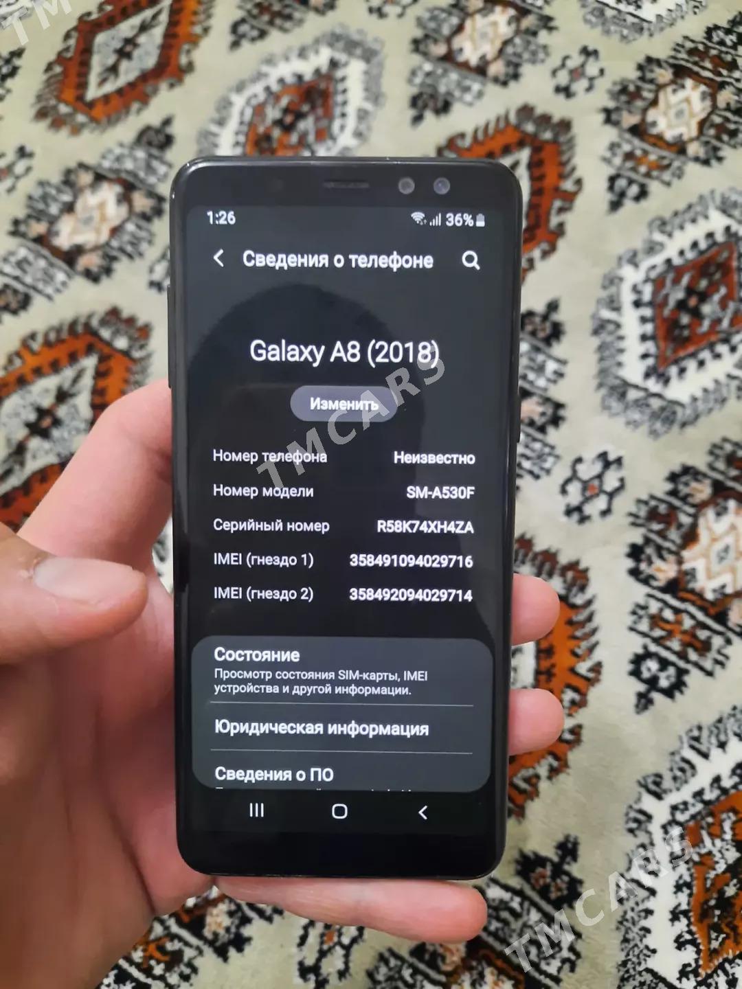 Samsung a8 2018 32gb - Gagarin köç, köne Howa menzili - img 2