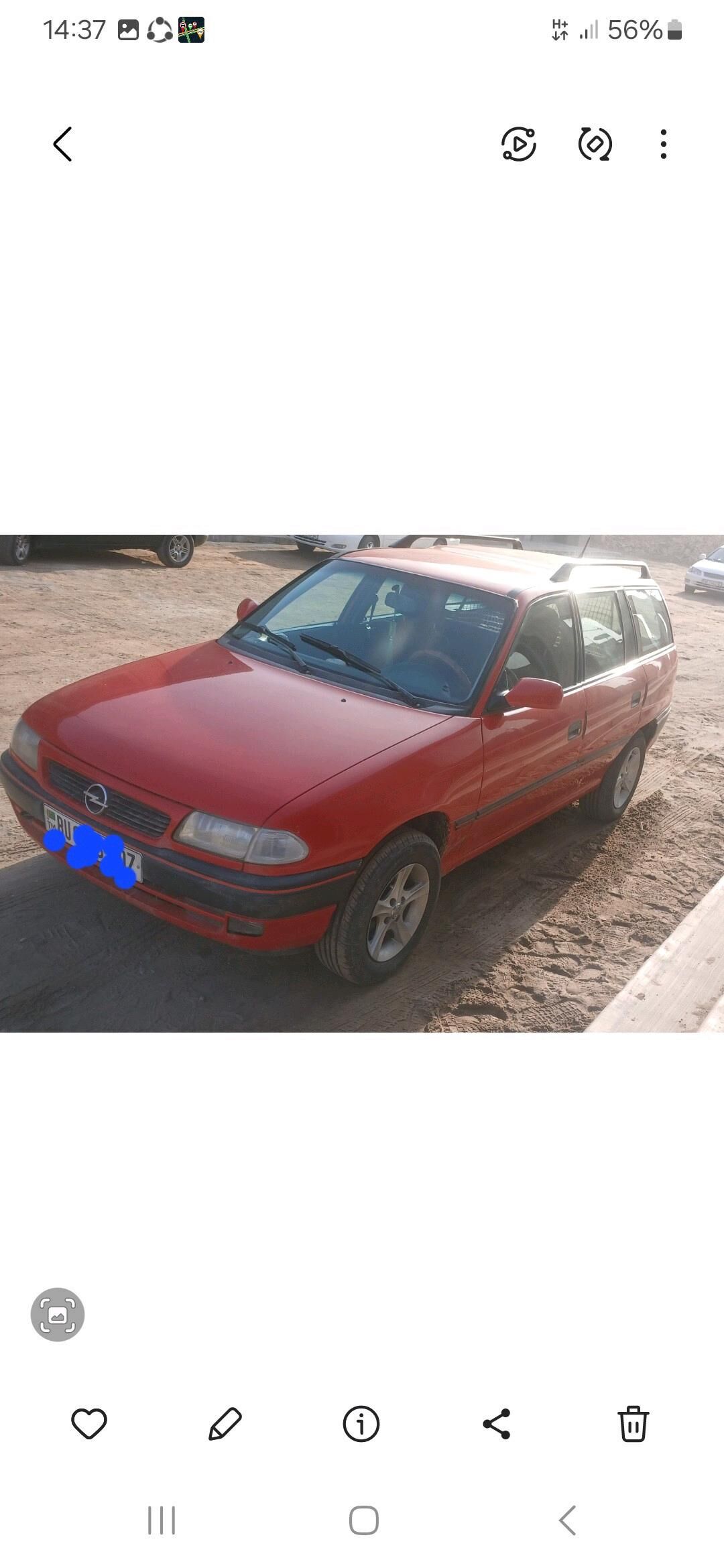 Opel Astra 1993 - 45 000 TMT - Gurbansoltan Eje - img 3