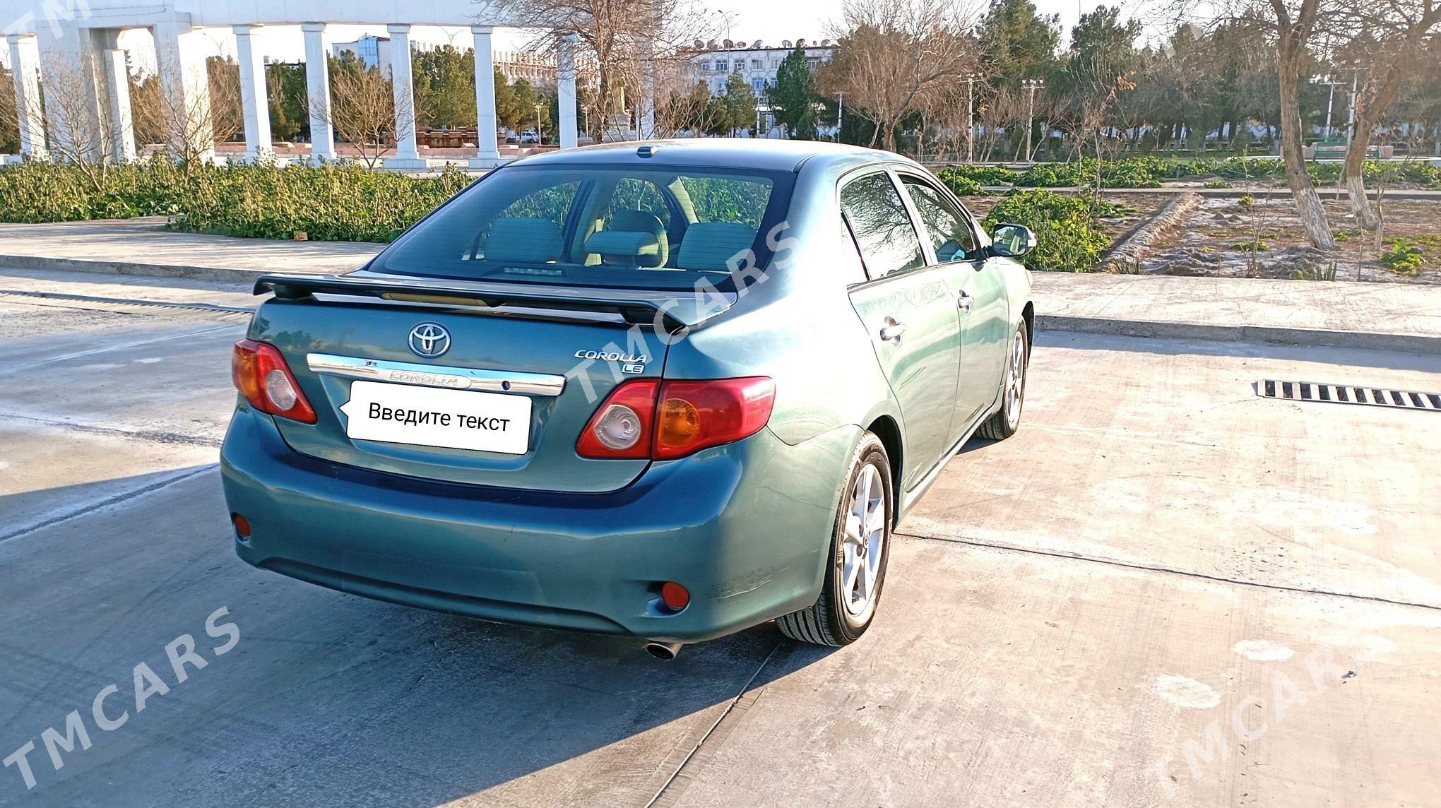 Toyota Corolla 2010 - 116 000 TMT - Мары - img 3