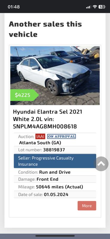 Hyundai Elantra 2021 - 255 000 TMT - Aşgabat - img 5