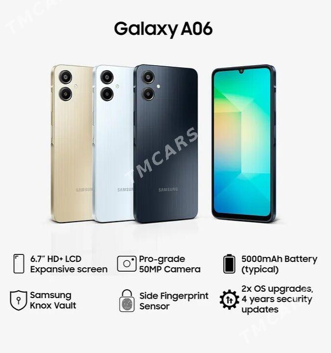 SAMSUNG A06 4/64GB HEMME RENDE - Ашхабад - img 6