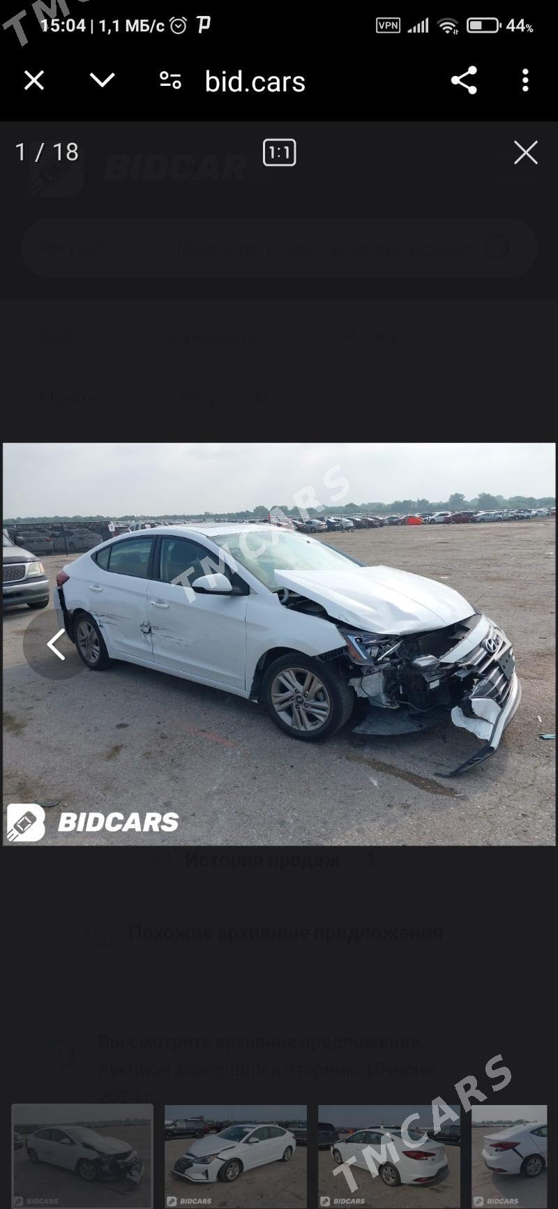 Hyundai Elantra 2019 - 225 000 TMT - Ашхабад - img 9