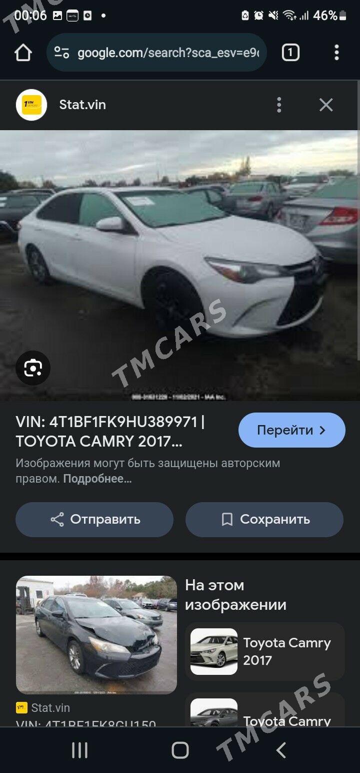 Toyota Camry 2017 - 285 000 TMT - Мир 1 - img 6