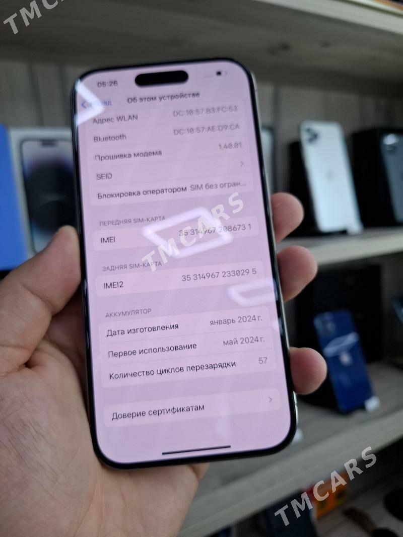 iphone 15pro 100 - Aşgabat - img 3