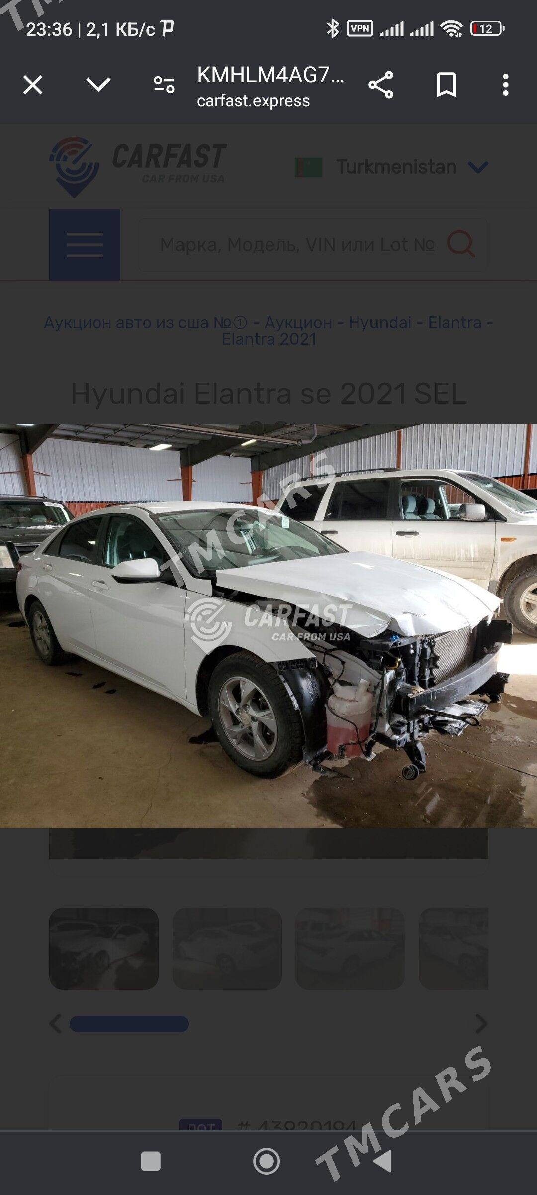 Hyundai Elantra 2021 - 231 000 TMT - Аркадаг - img 10